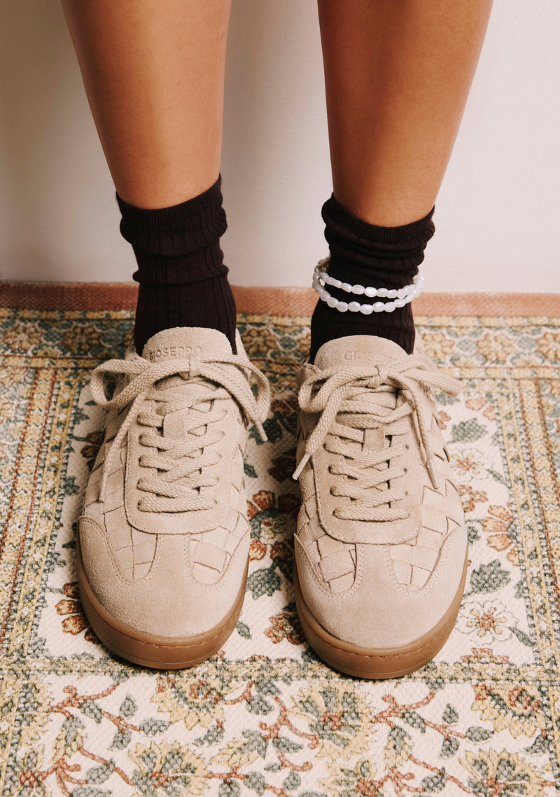 SCARPE BEIGE IN PELLE