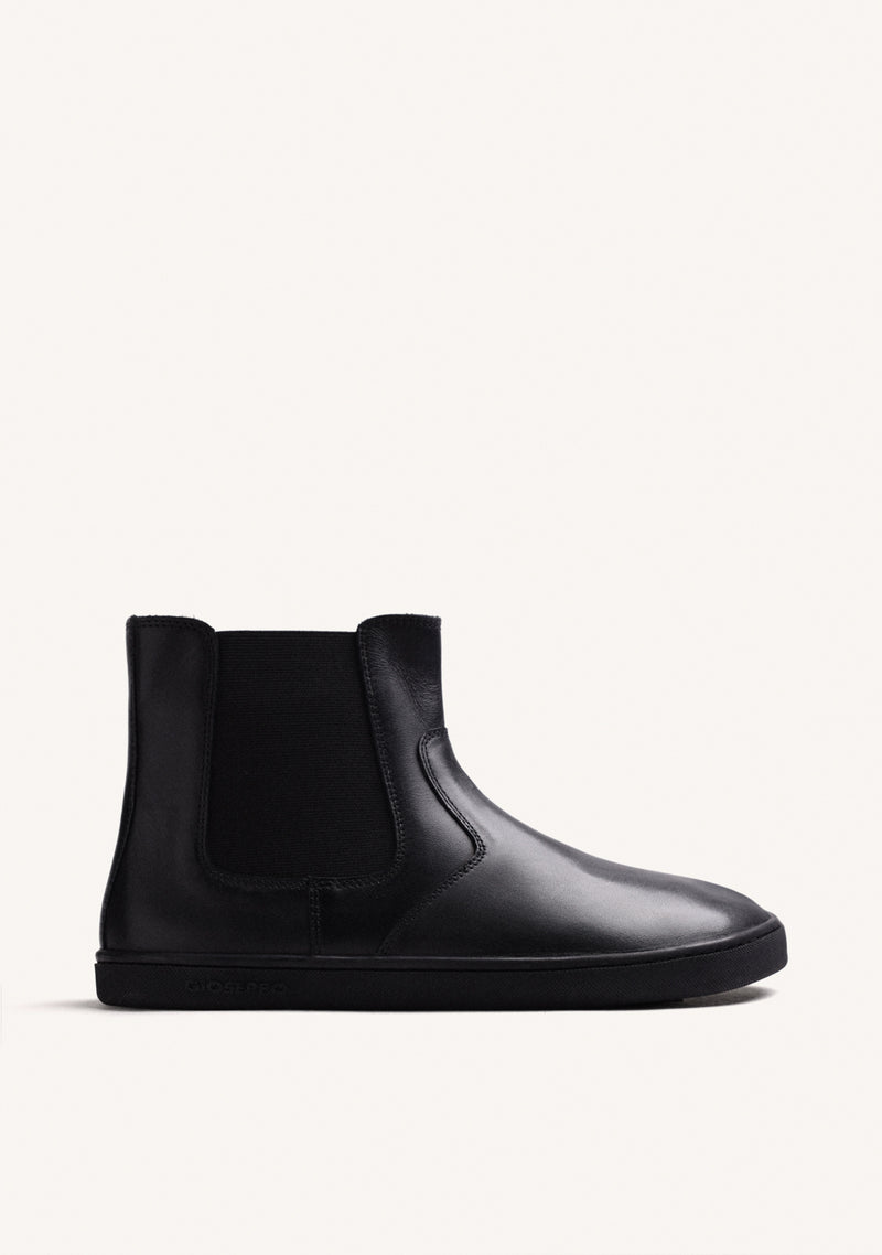 BOTTINES BAREFOOT NOIRES EN CUIR