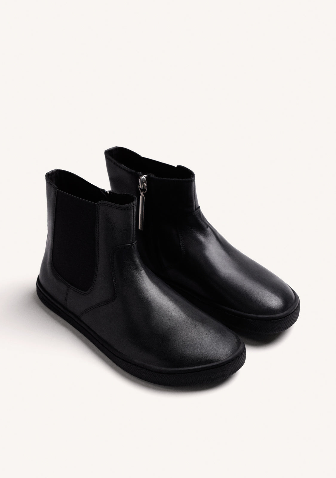 BOTTINES BAREFOOT NOIRES EN CUIR