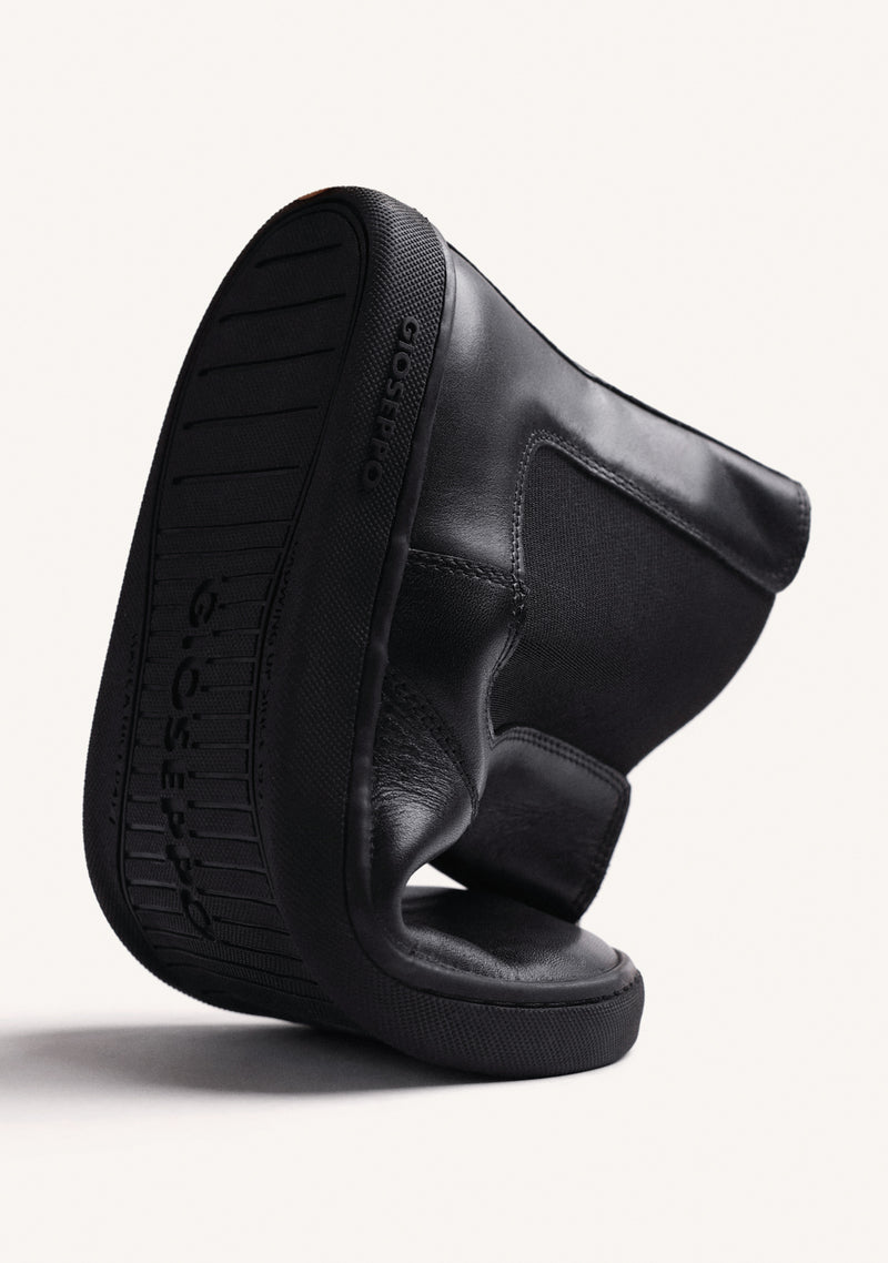 BOTTINES BAREFOOT NOIRES EN CUIR