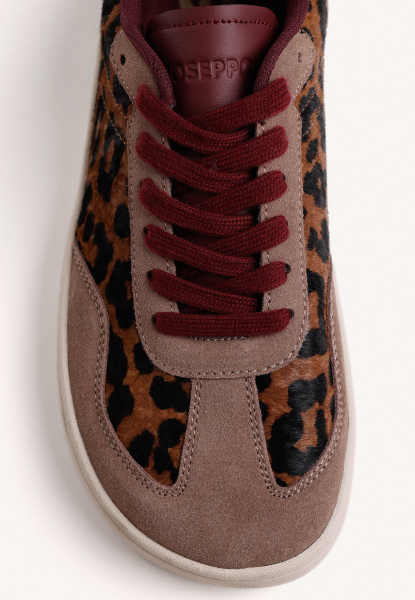 BAREFOOT SNEAKERS ANIMAL PRINT LEATHER