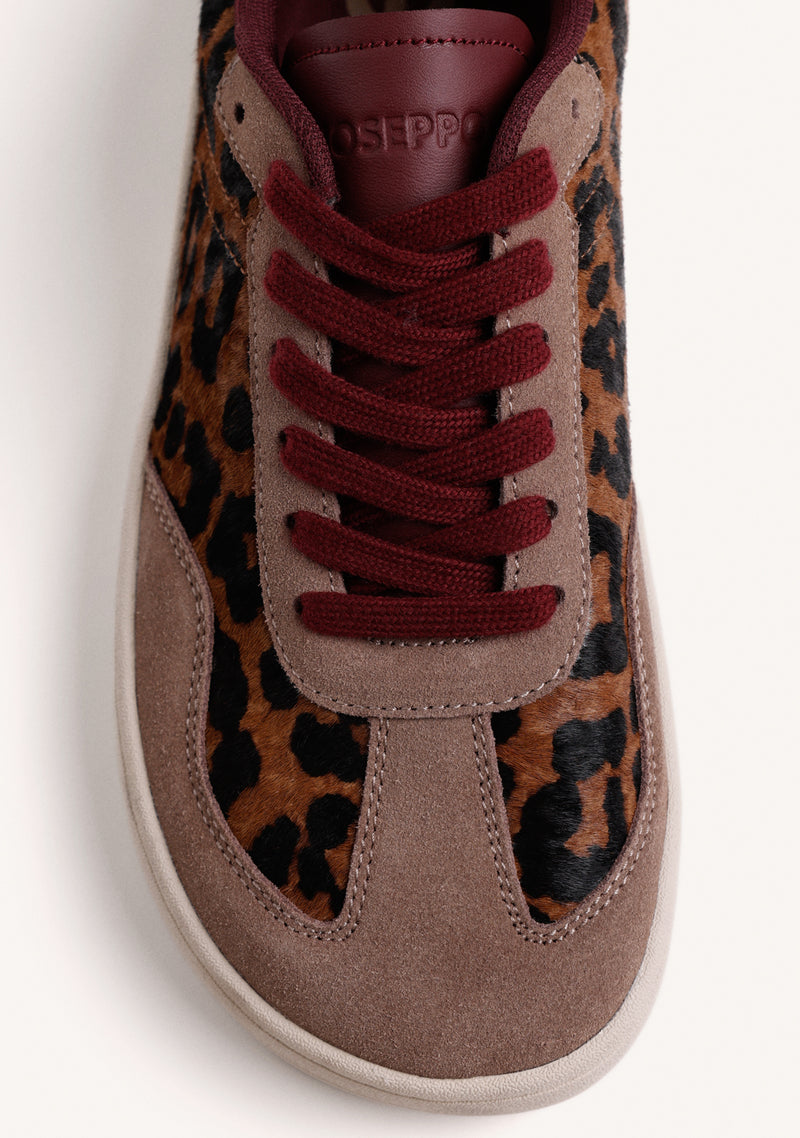 BAREFOOT SNEAKERS ANIMAL PRINT LEATHER