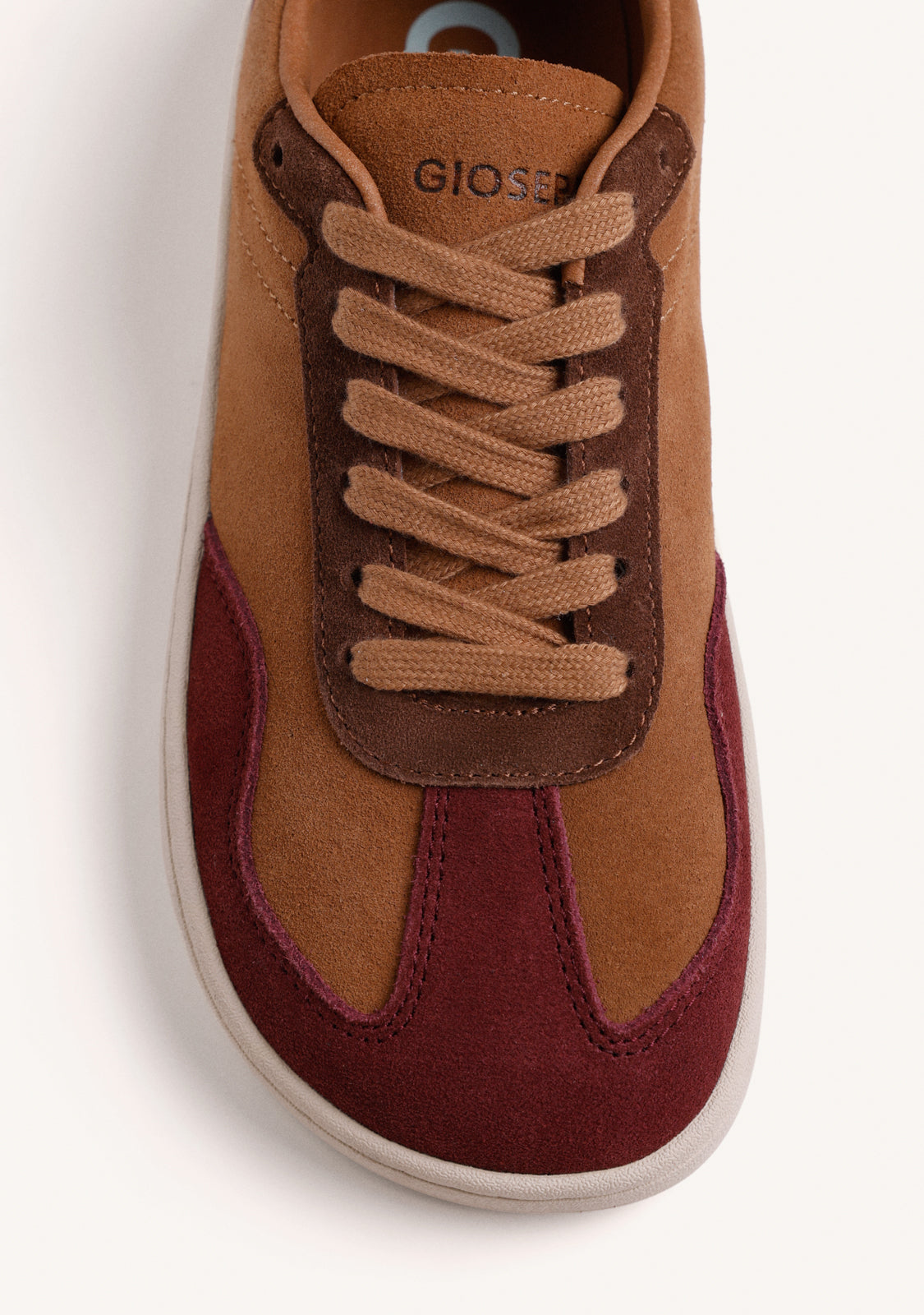 BROWN BAREFOOT LEATHER SNEAKERS