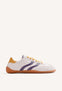 BAREFOOT CREAM LEATHER SNEAKERS