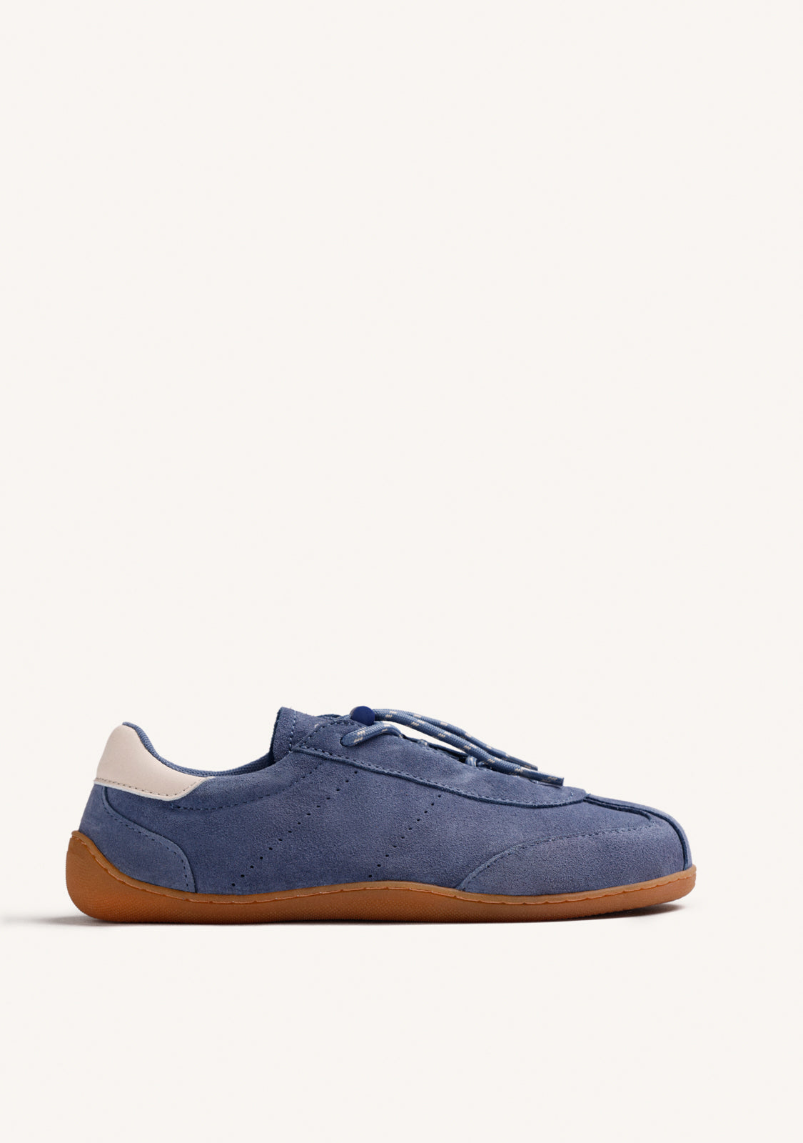 BLUE BAREFOOT SUEDE LEATHER SNEAKERS