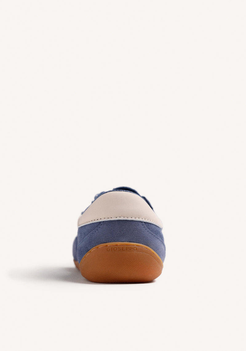 BLUE BAREFOOT SUEDE LEATHER SNEAKERS