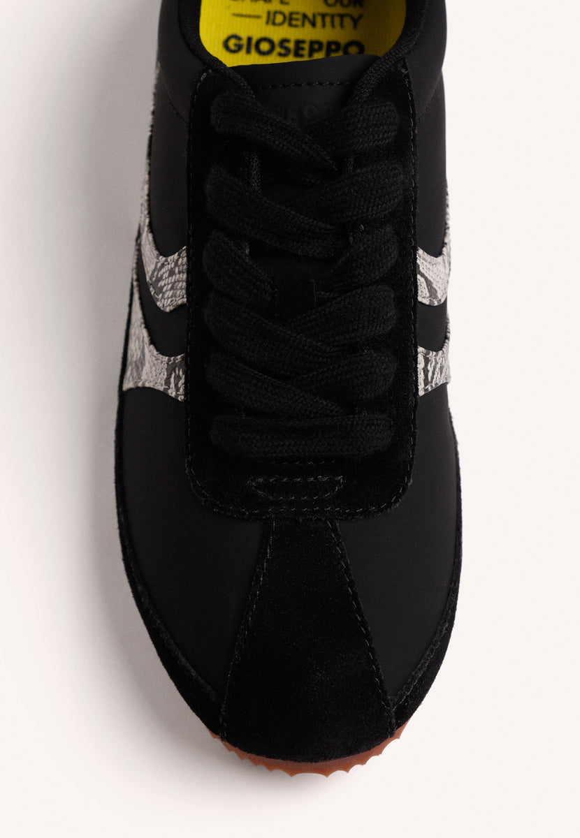 ZAPATILLAS NEGRO PIEL