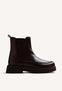 STIVALETTI CHELSEA MARRONI IN PELLE