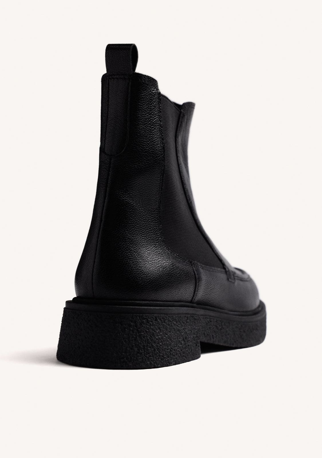 BOTINES NEGRO CHELSEA PIEL