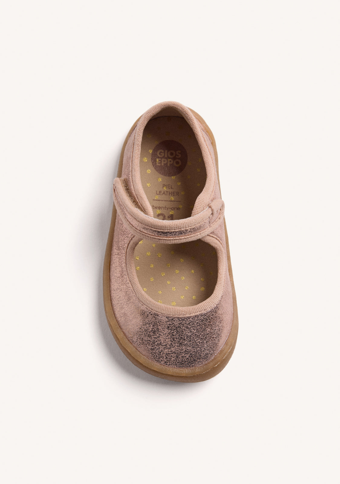 BALLERINES BAREFOOT EN CUIR MÉTALLISÉ
