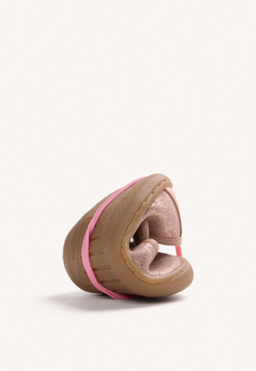 BALLERINES BAREFOOT EN CUIR MÉTALLISÉ