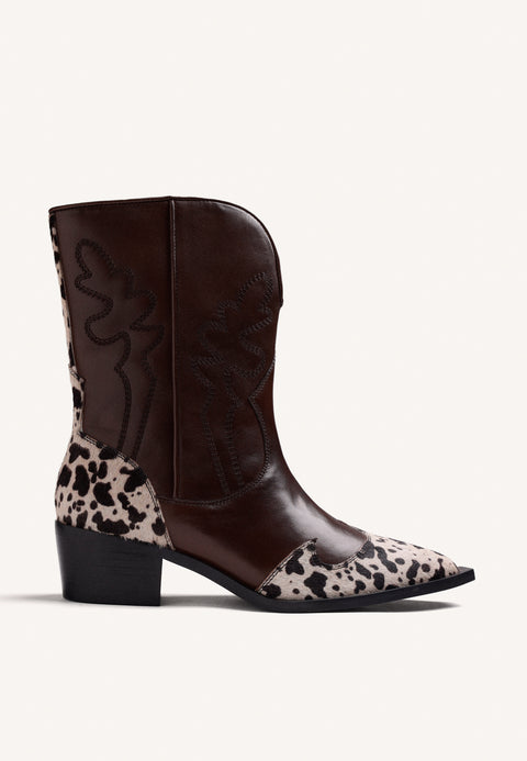 ANIMAL PRINT COWBOY BOOTS
