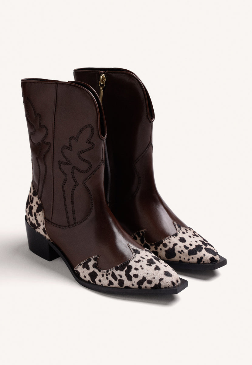 BOTAS COWBOY COM ESTAMPA ANIMAL