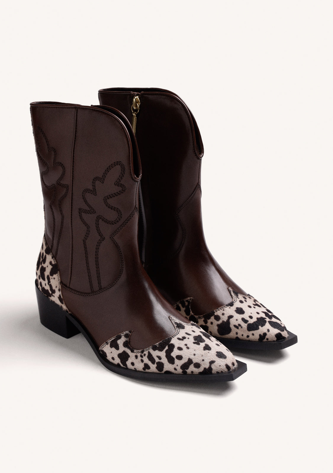 ANIMAL PRINT COWBOY BOOTS