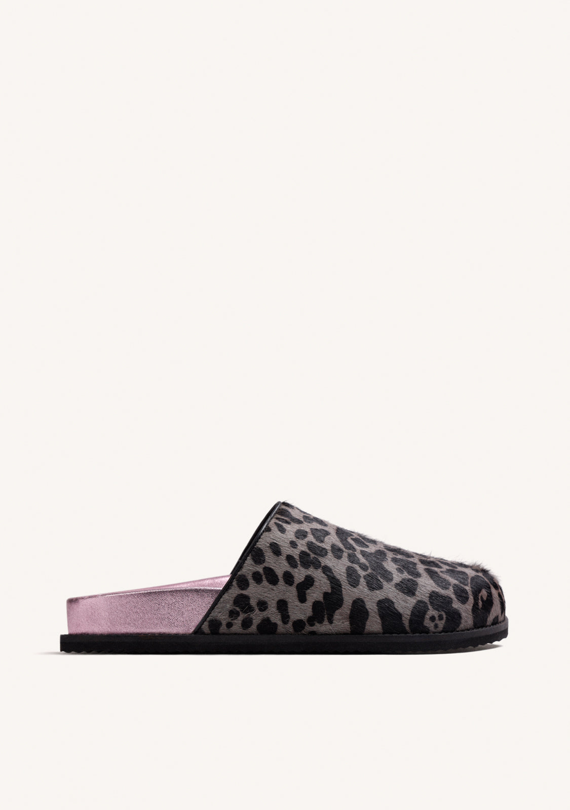 ZUECOS ESTAMPADO ANIMAL PIEL HEBILLA