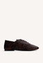 FLAT SHOES WITH ANIMAL PRINT LEATHER