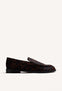 ANIMAL PRINT LEATHER LOAFERS
