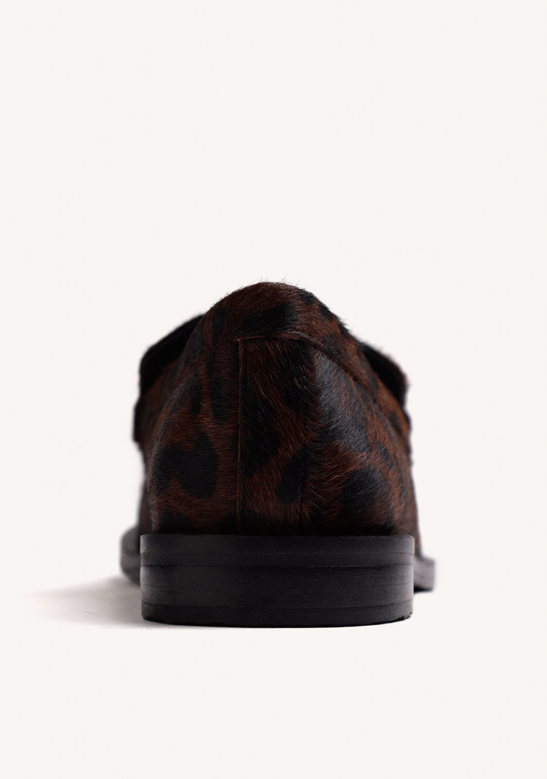 ANIMAL PRINT LEATHER LOAFERS