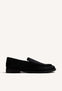 BLACK LEATHER LOAFERS
