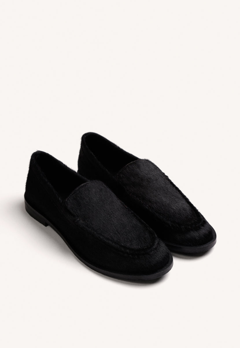 MOCASINES NEGRO PIEL
