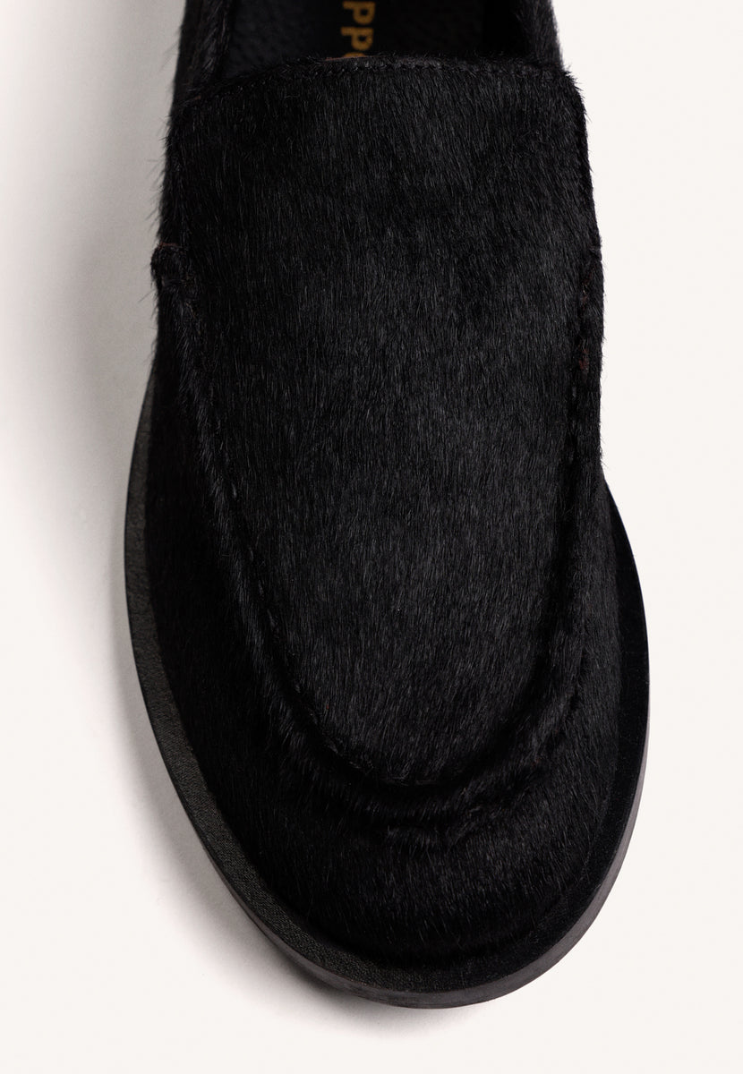 MOCASINES NEGRO PIEL