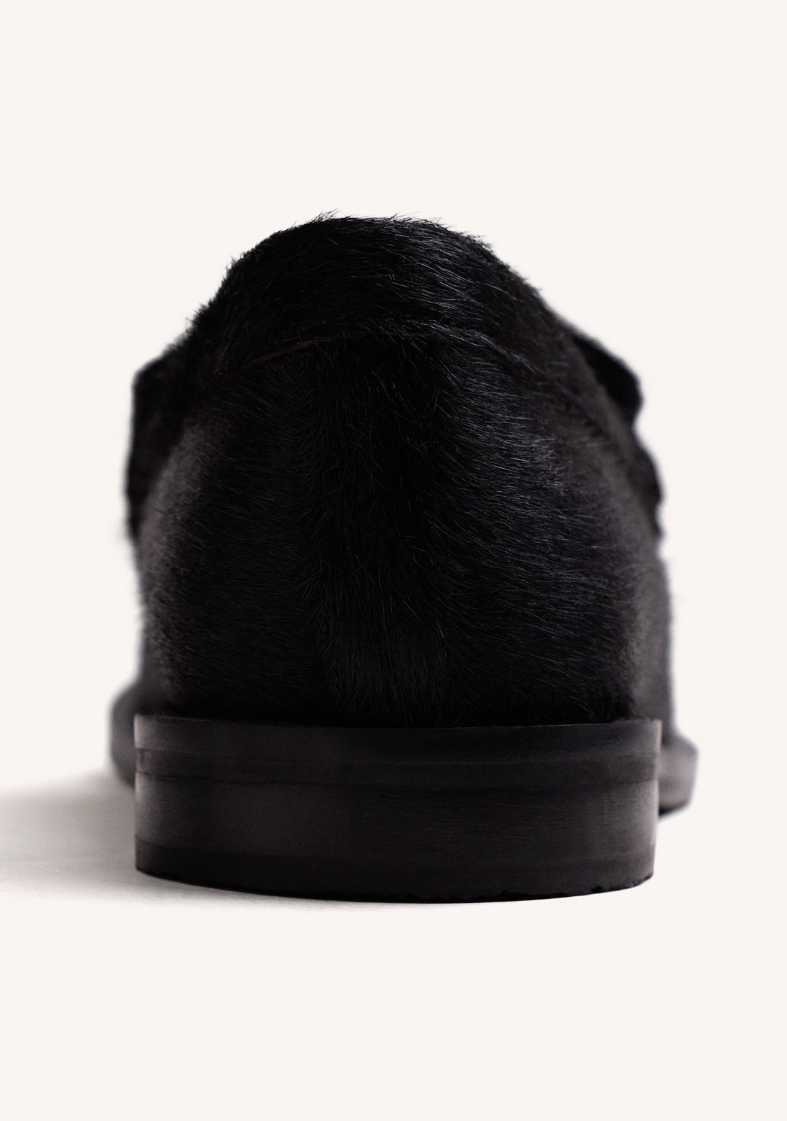 BLACK LEATHER LOAFERS