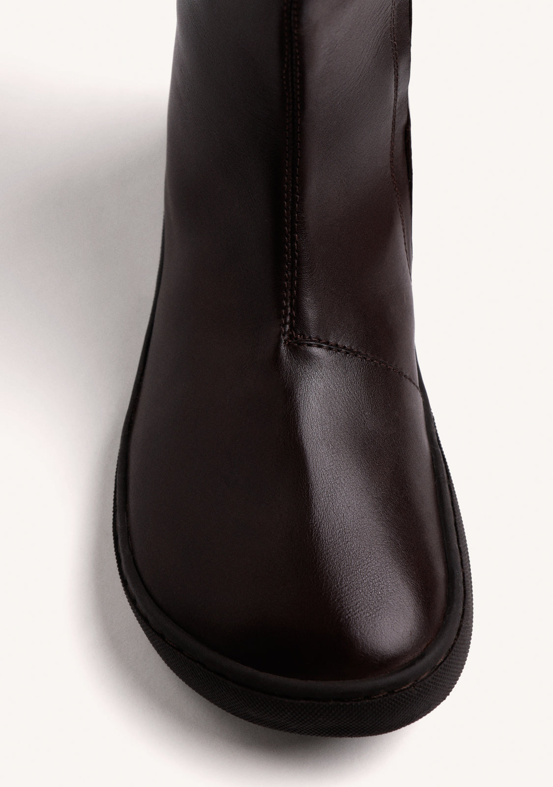 BROWN BAREFOOT LEATHER BOOTS