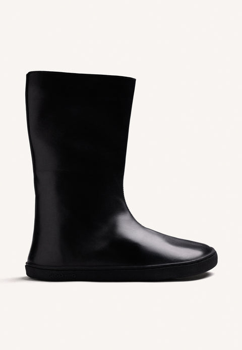 BOTAS BAREFOOT NEGRO PIEL