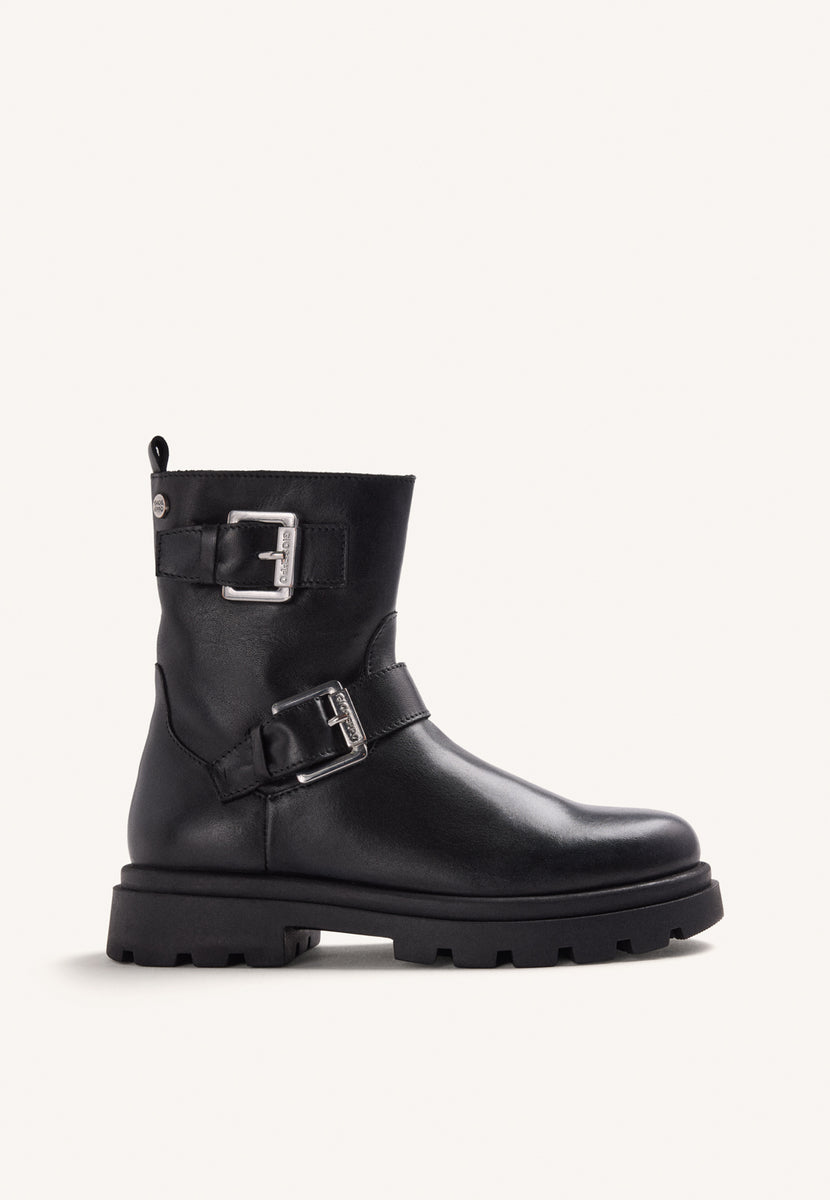 BOTAS PIEL CON CREMALLERA