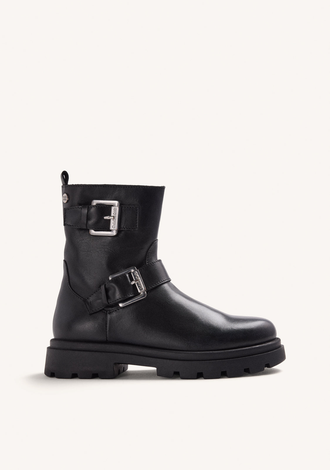 LEATHER BOOTS WITH ZIPPER