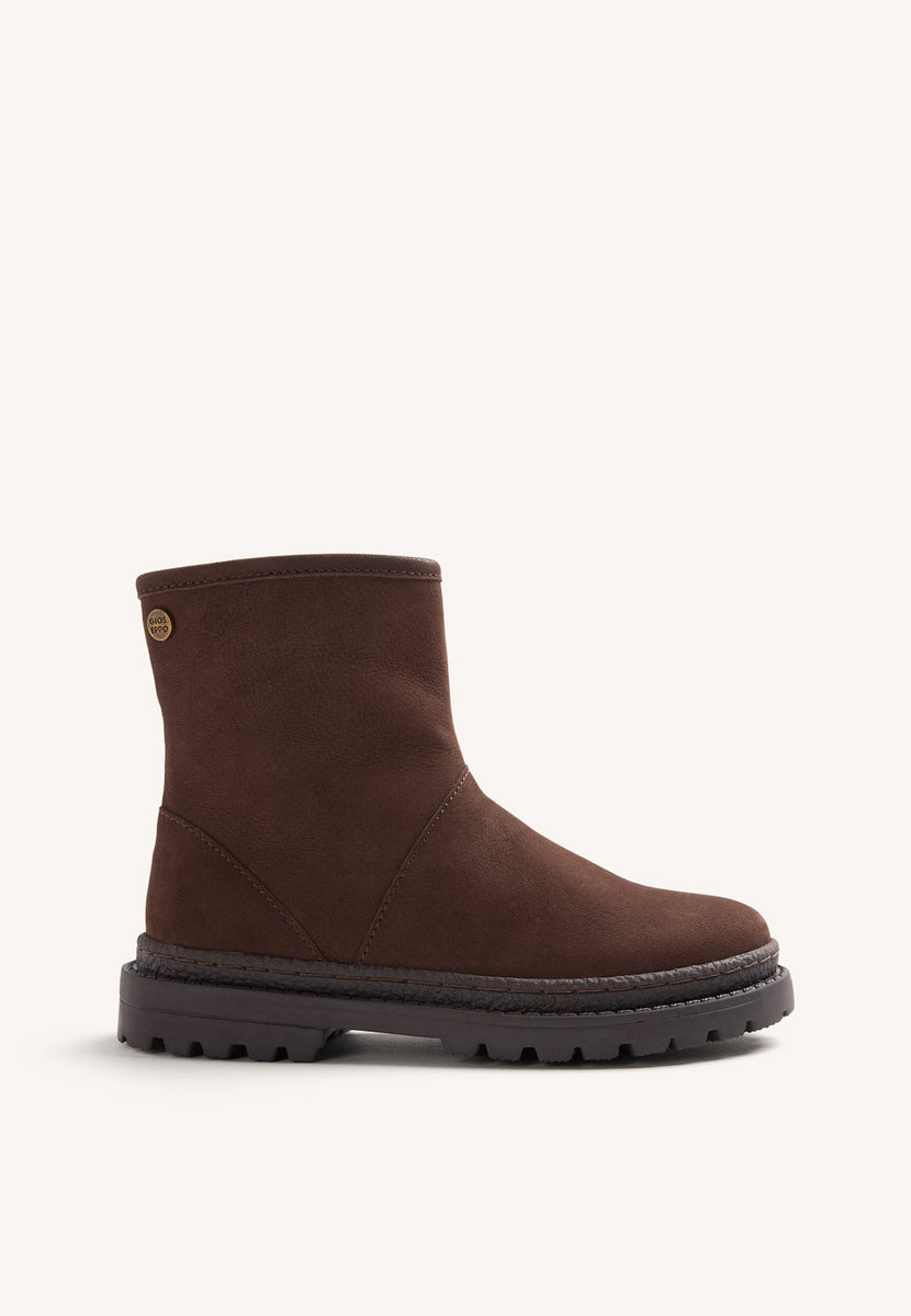 LEATHER ZIPPER BOOTS