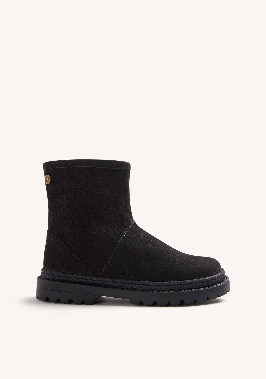 LEATHER ZIPPER BOOTS
