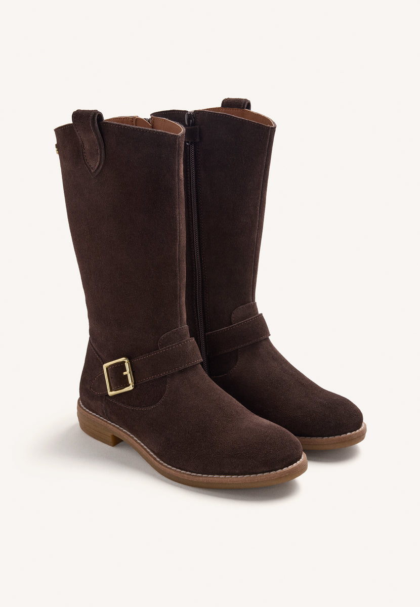 CLASSIC CHOCOLATE LEATHER BOOTS
