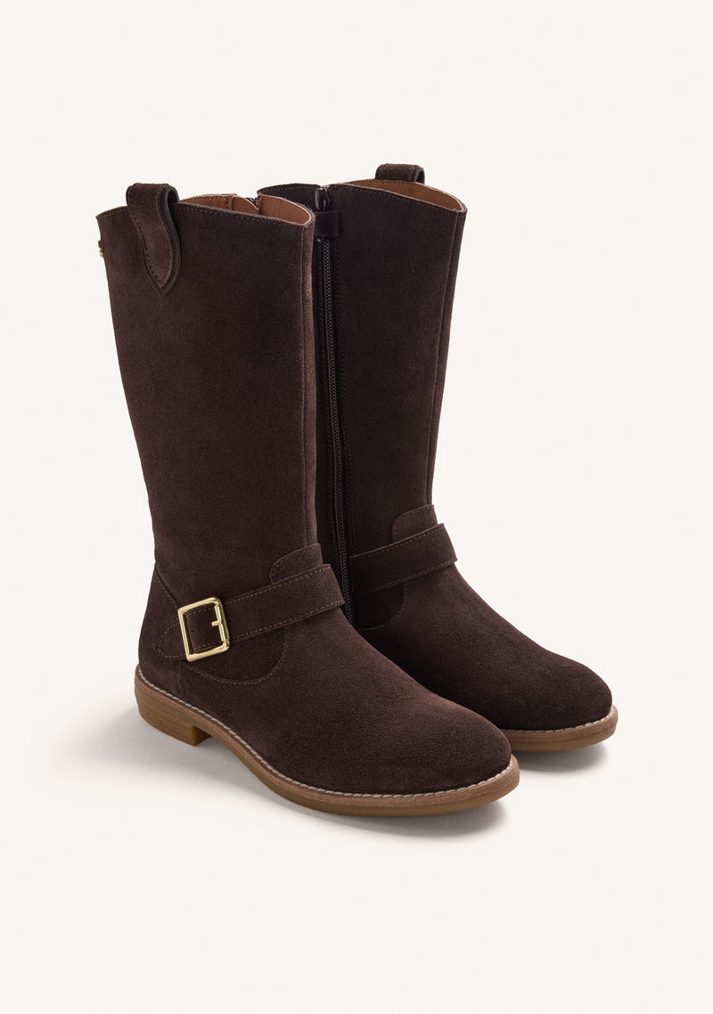 BOTAS CHOCOLATE PIEL CLÁSICAS