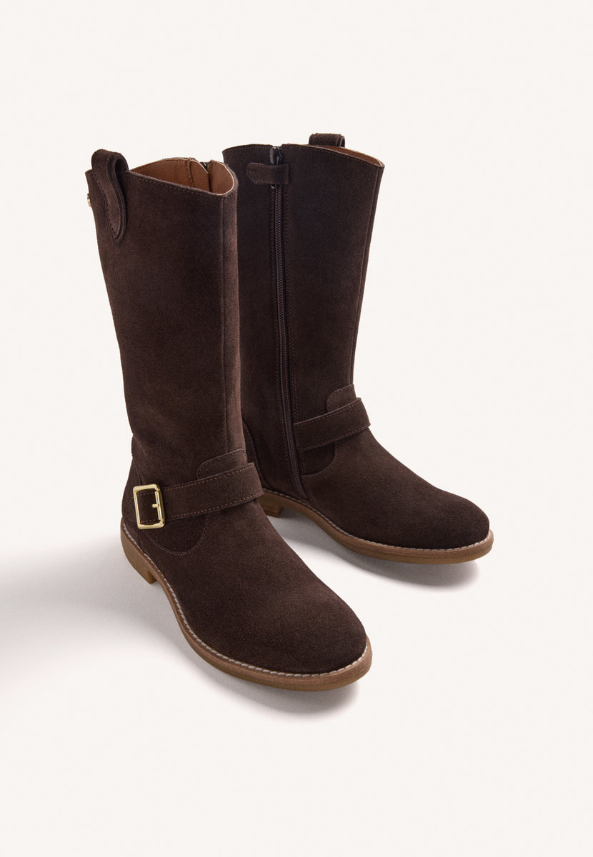 CLASSIC CHOCOLATE LEATHER BOOTS