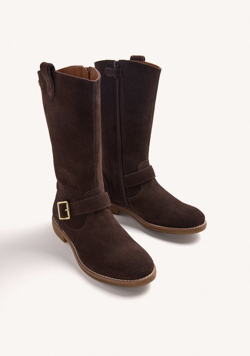 BOTAS CHOCOLATE PIEL CLÁSICAS