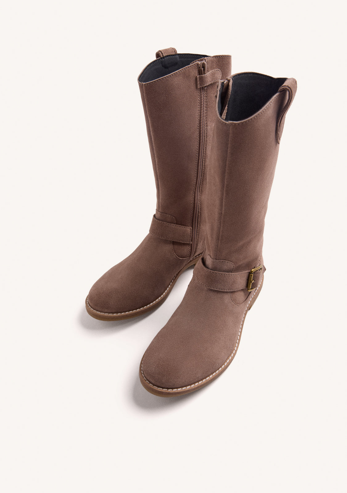BOTAS TAUPE PIEL CLÁSICAS
