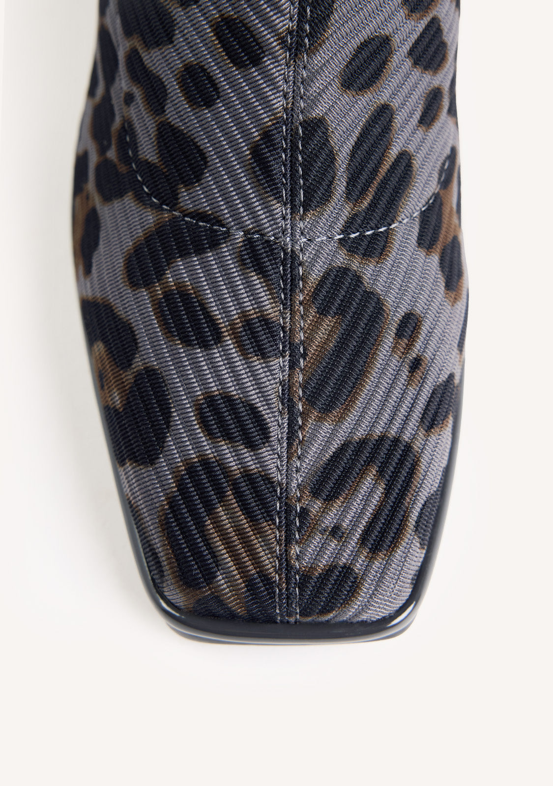 ELASTIC ANIMAL PRINT ANKLE BOOTS