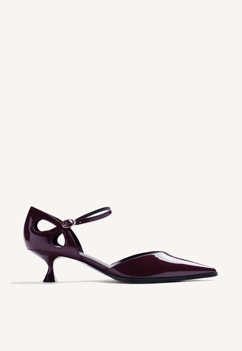 ZAPATOS TACÓN BURDEOS