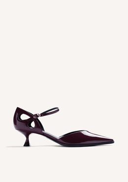 ZAPATOS TACÓN BURDEOS