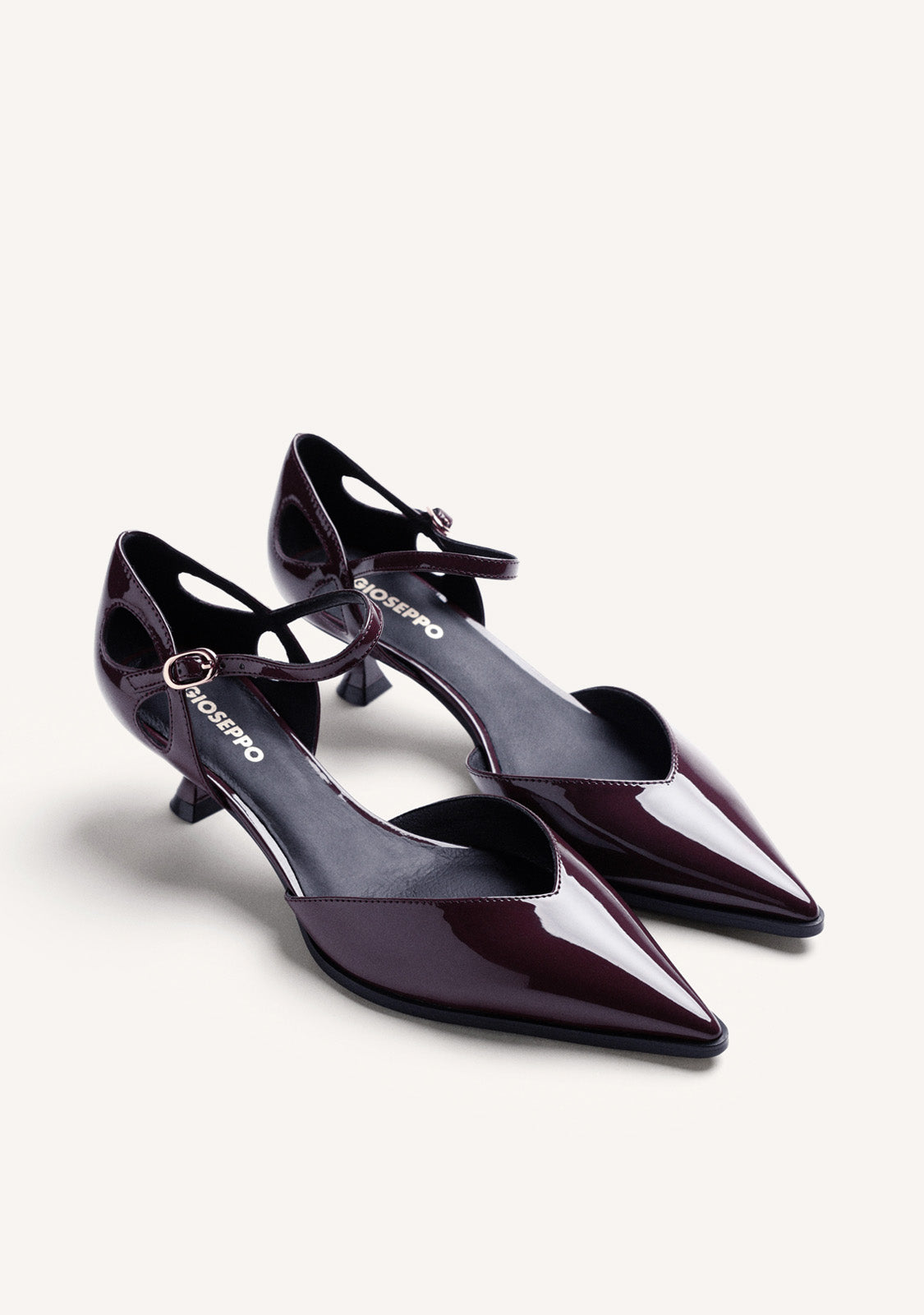 BURGUNDY HEEL SHOES