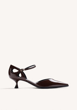 SAPATOS DE SALTO MARRONS