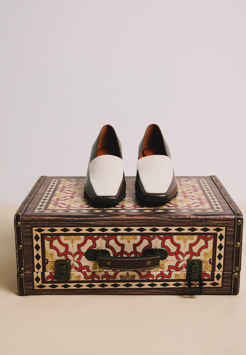 CHAUSSURES À TALONS MARRON