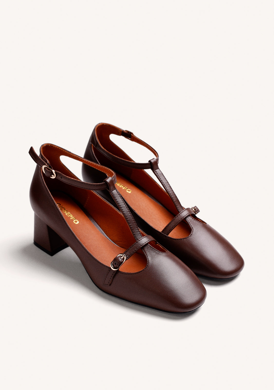 ZAPATOS TACÓN MARRONES