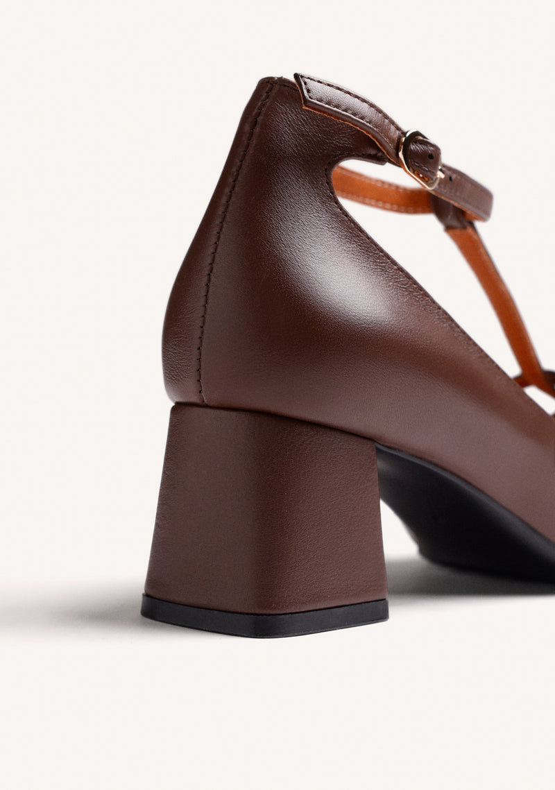 ZAPATOS TACÓN MARRONES