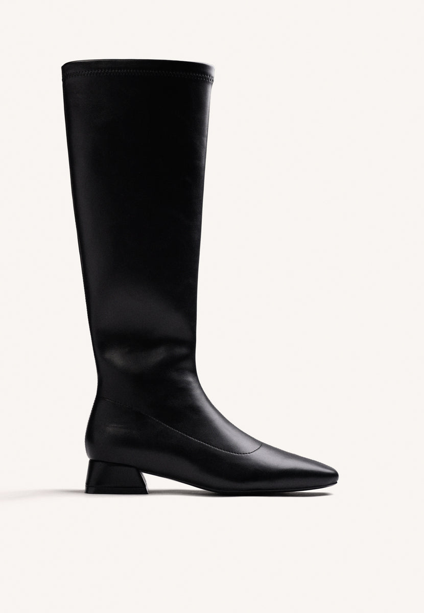 BOTAS ALTAS PRETAS ELÁSTICAS