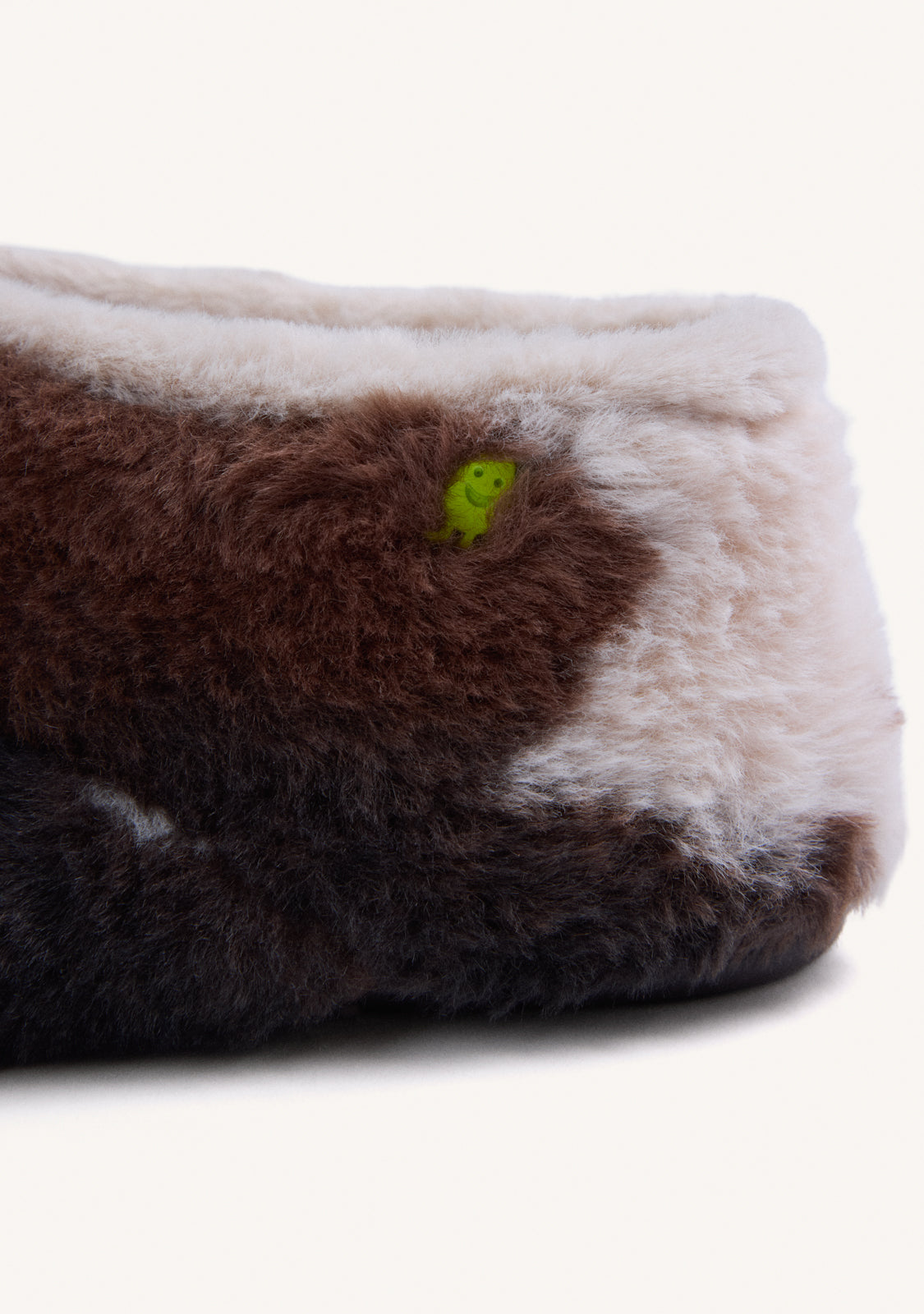 HIGH-TOP ANIMAL PRINT FUR HOUSE SLIPPERS