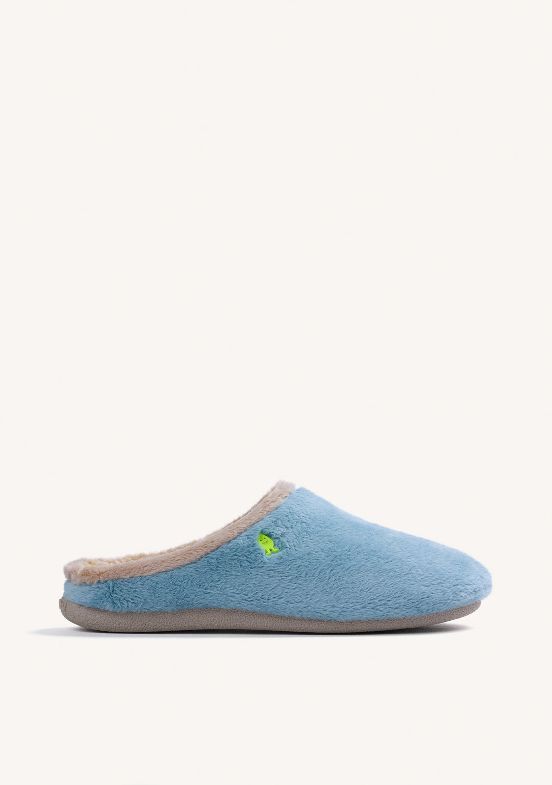 ZAPATILLAS DE CASA AZUL PELO