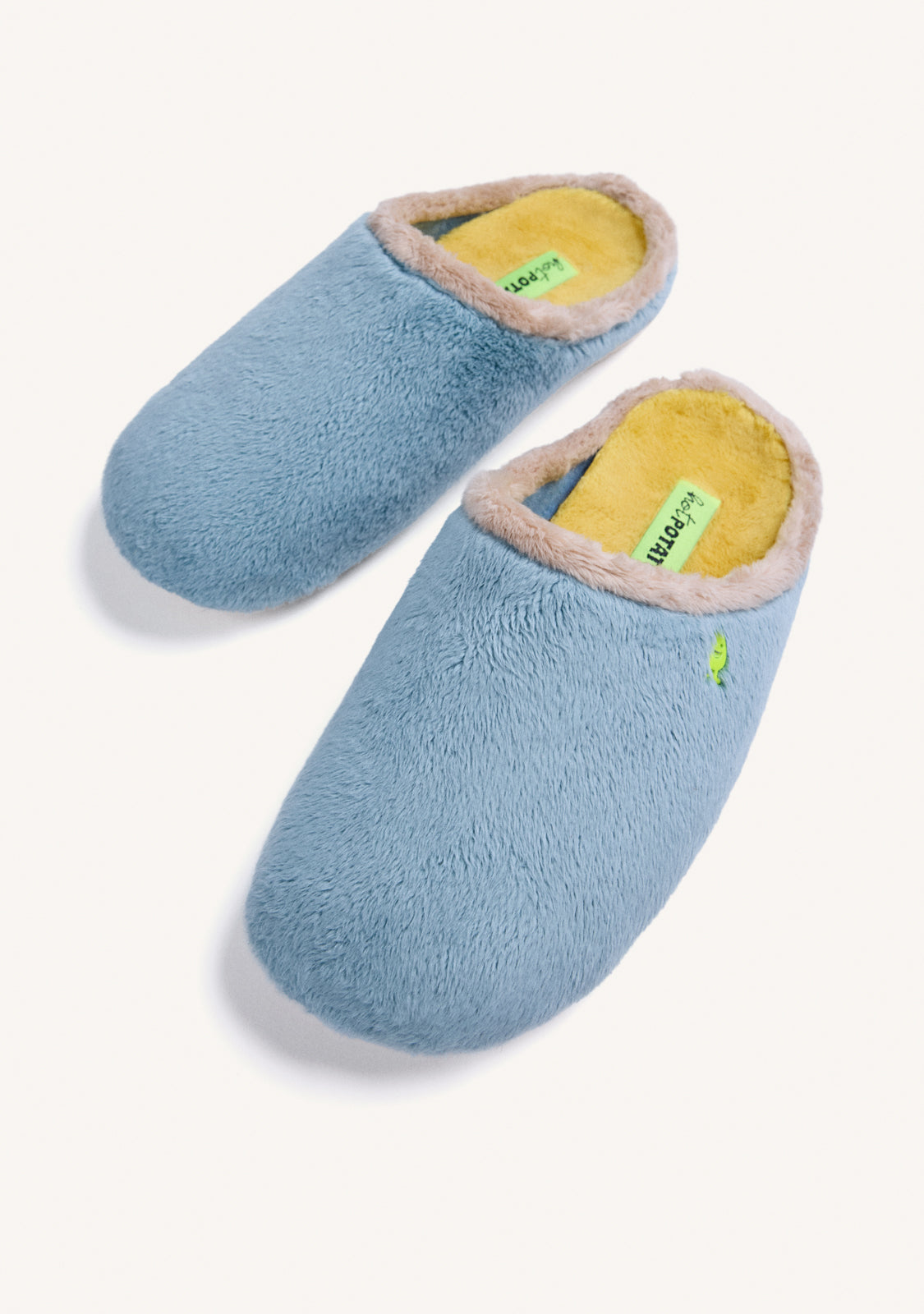 ZAPATILLAS DE CASA AZUL PELO