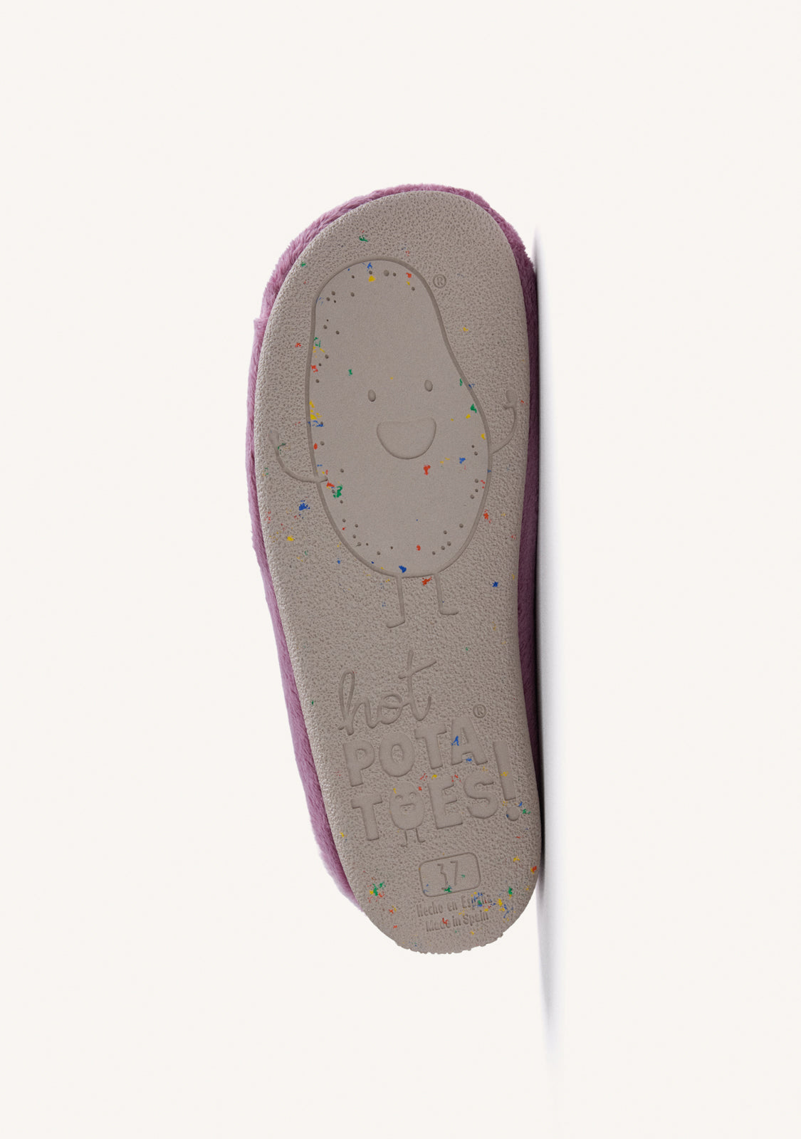 PANTUFAS DE CASA ROSAS DE PELO